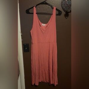 Maurices Coral Sleeveless Midi Dress
